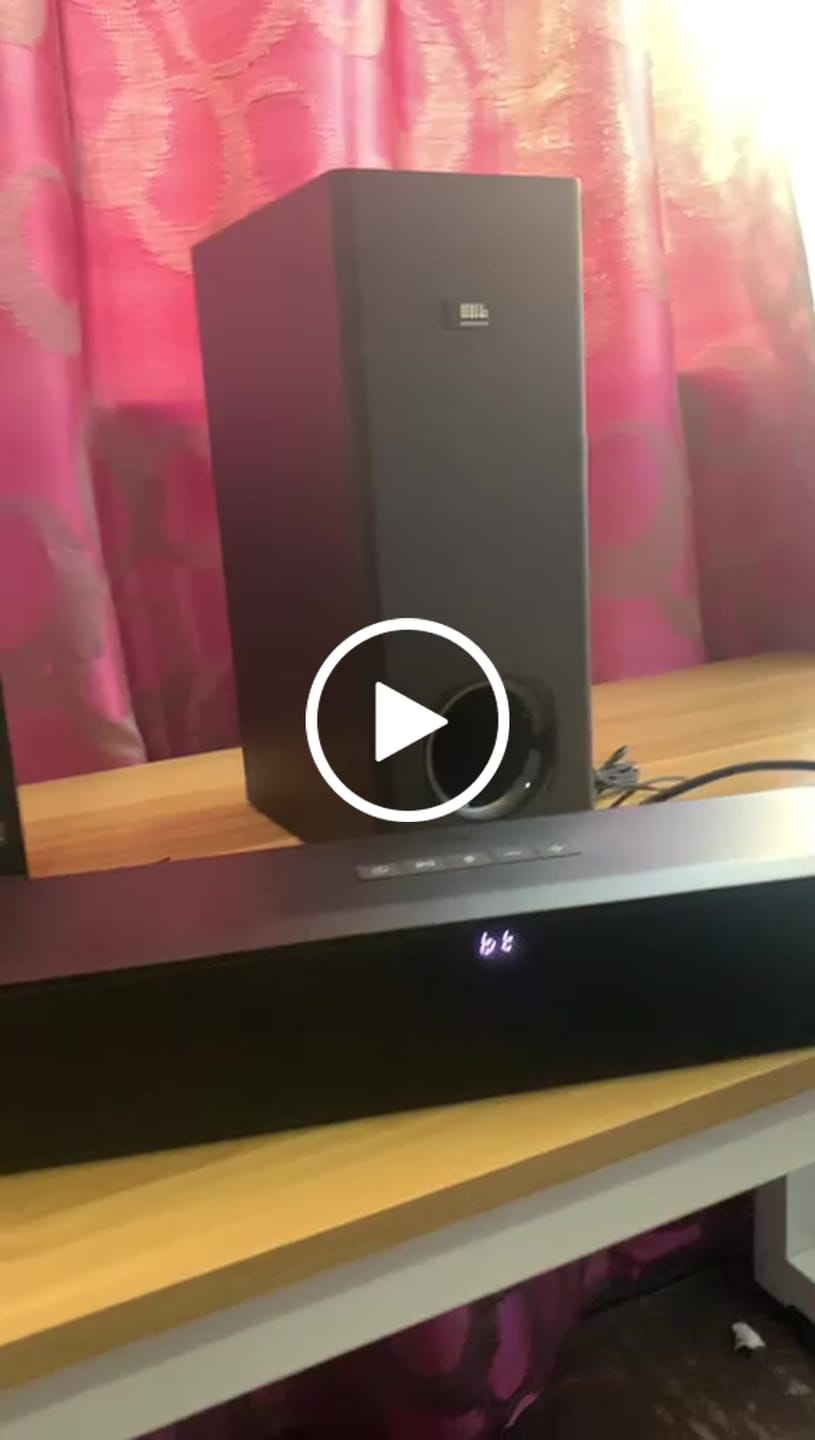 Customer video review of Barra de Sonido Blik Surreal80