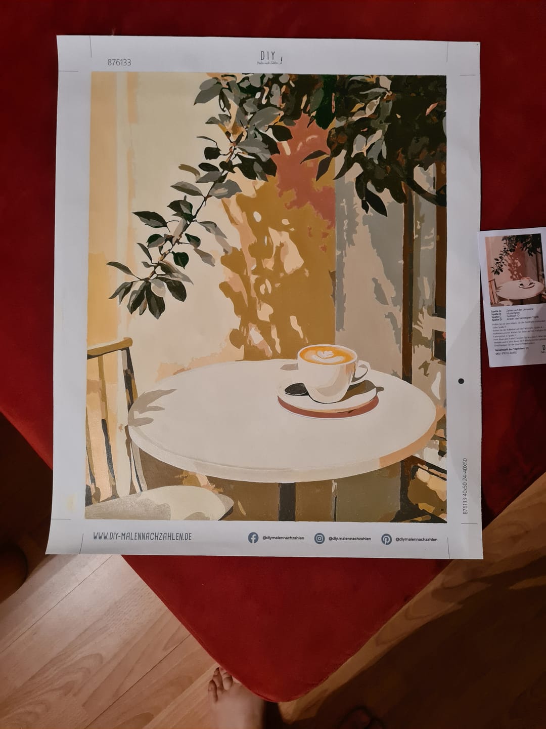 Customer photo review of Malen nach Zahlen - Morgenkaffee