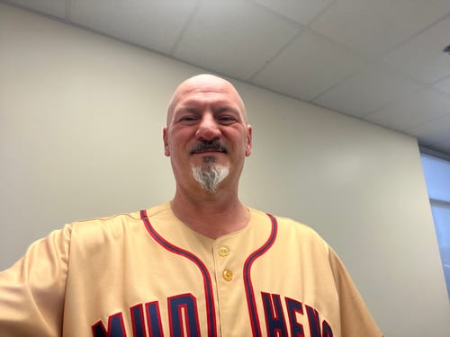 Customer photo review of Custom Khaki Personalized Camo Font Authentic Baseball Jersey