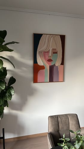 Customer review photo for Plaster Art Texture Painting #SG256