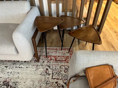 Customer photo review of Set Of 3 Baffi Service Tables