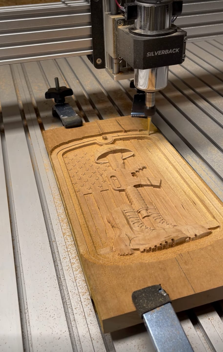 Customer photo review of YoraHome® SilverBack Benchtop CNC Router 6060