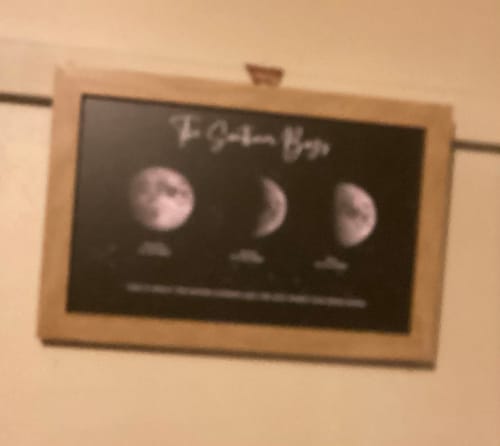 Customer photo review of Personalized Moon Phase Print with your Birth Moon | Unique Mother's Day Gift 2024