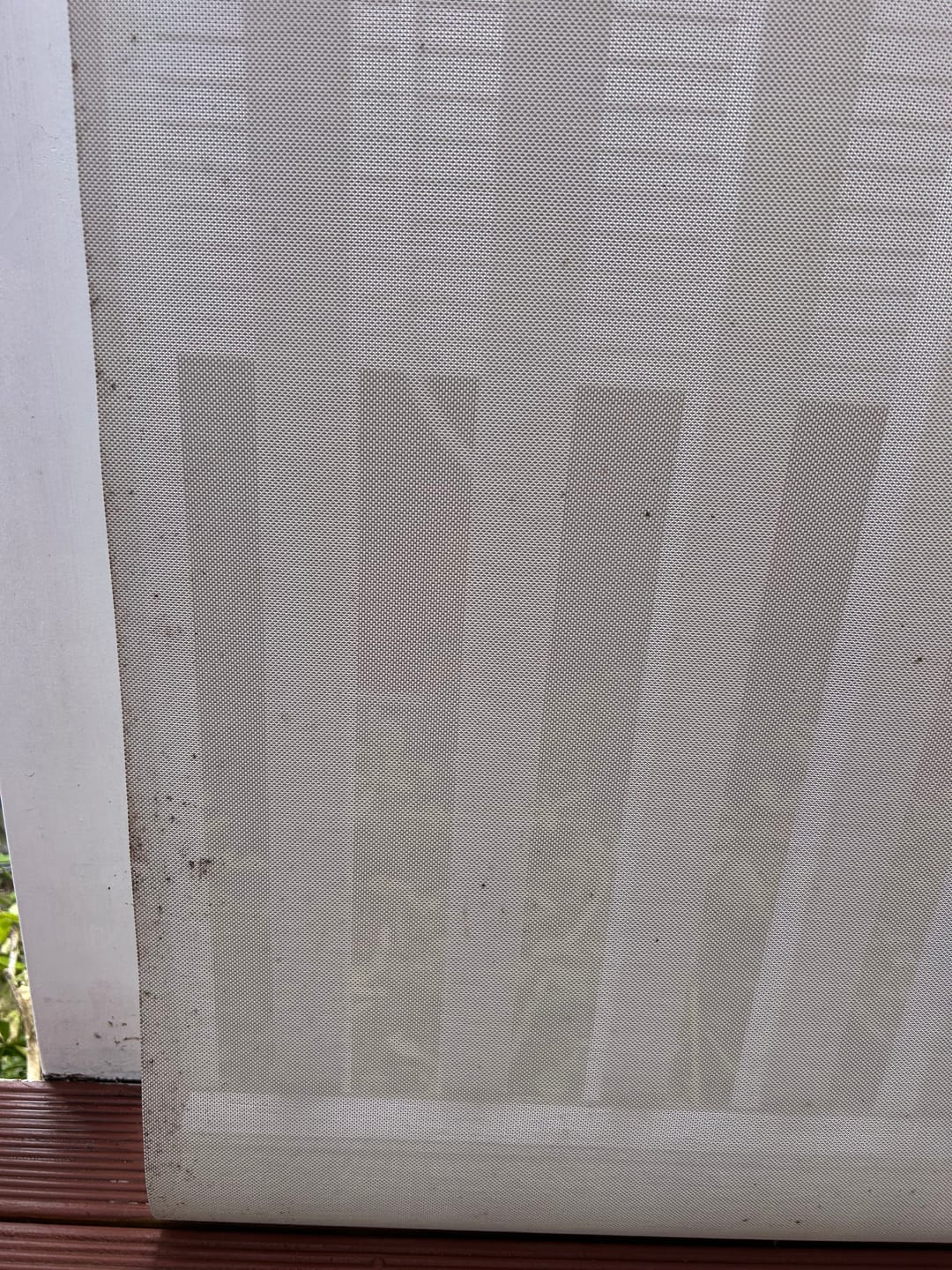Customer photo review of Curtain Wizard Instant Mould & Mildew Remover