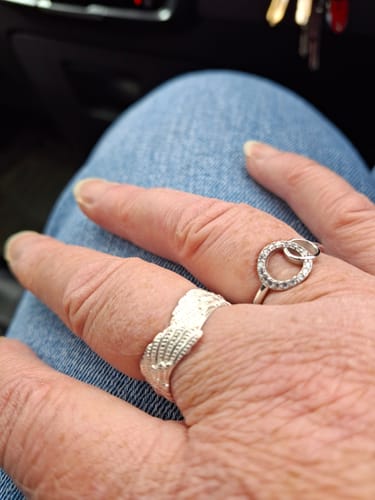 Customer photo review of Guardian Angel Ring