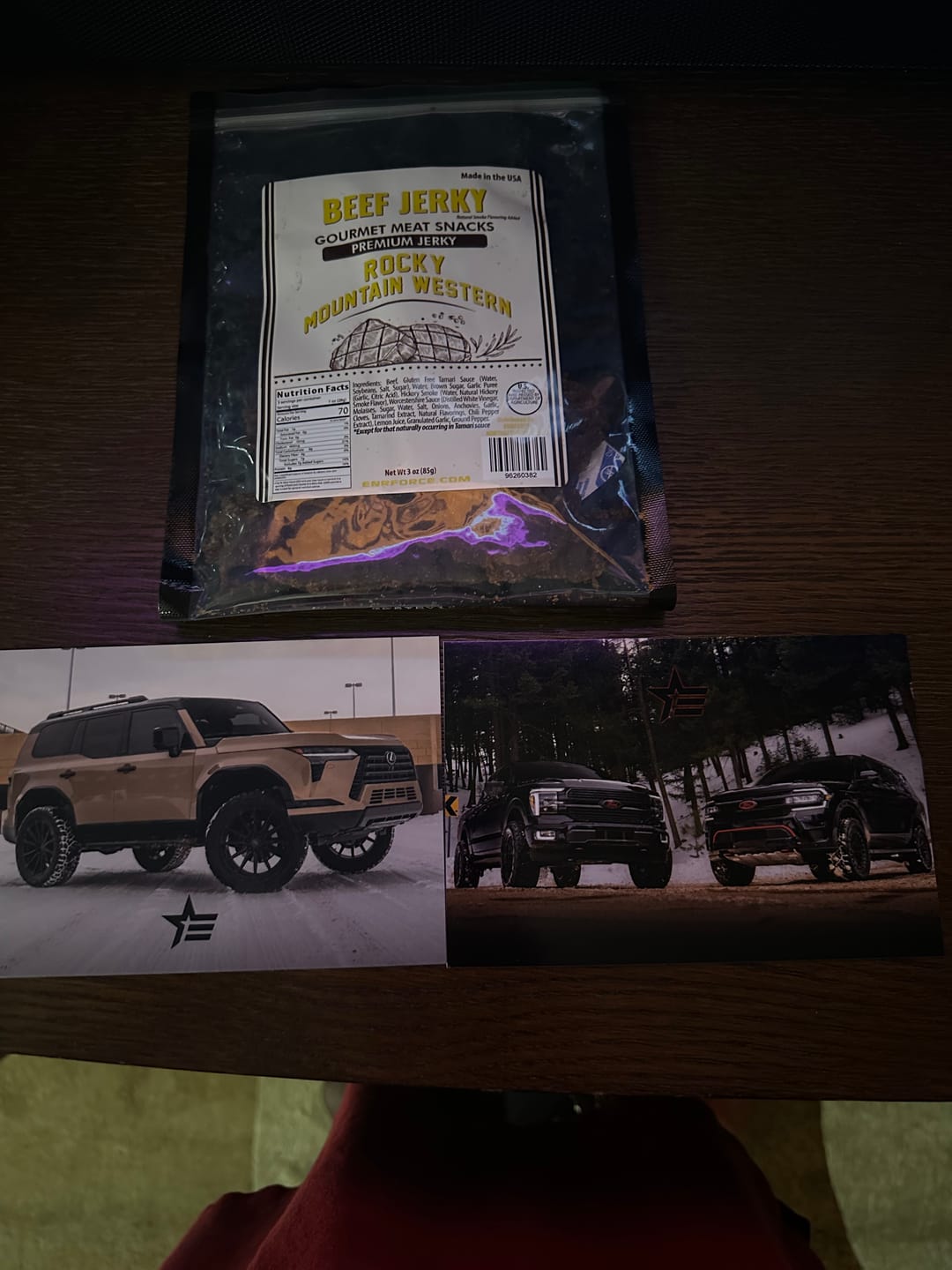 Customer photo review of Gourmet Premium Beef Jerky