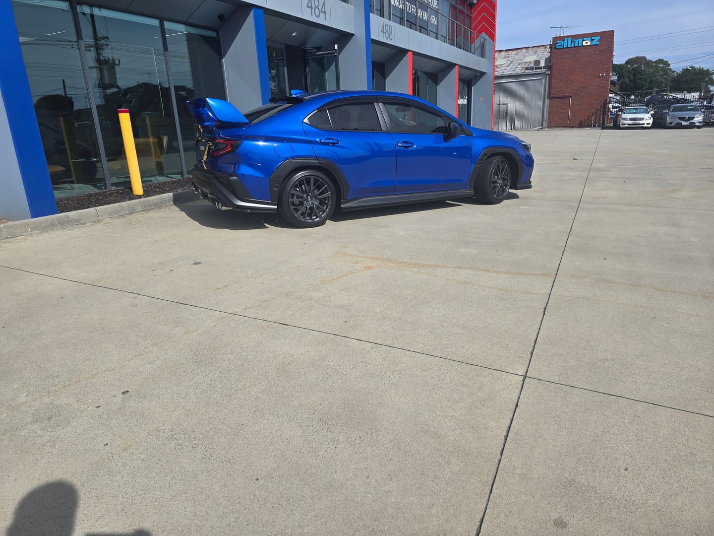 Customer photo review of STI Style Trunk Spoiler for Subaru WRX VB Sedan 2022+
