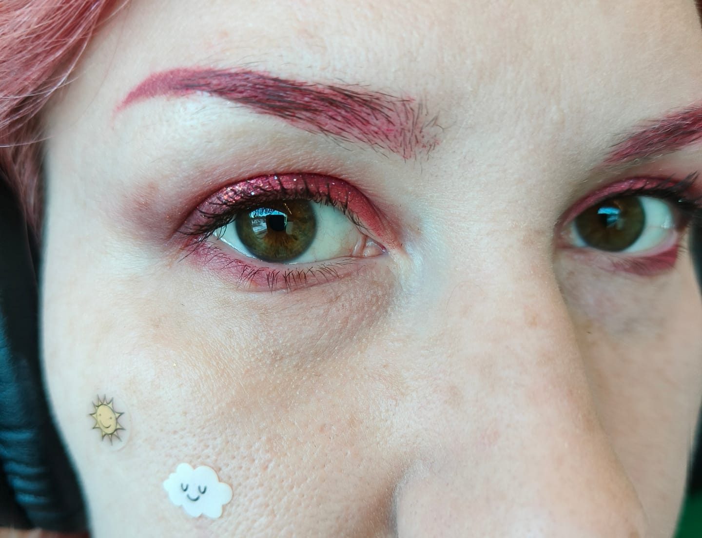 Customer photo review of Luminesce silk pressed pigment eyeshadow - Poppy