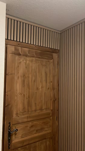 Customer photo review of Panneau acoustique en bois | Chêne Naturel | De première qualité