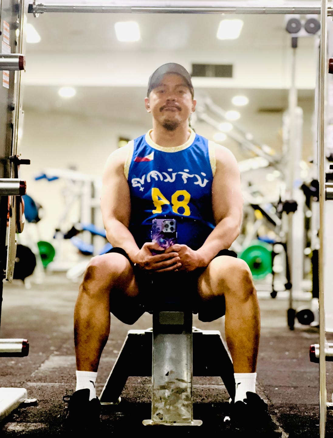 Customer photo review of Philippines Custom Basketball Jersey