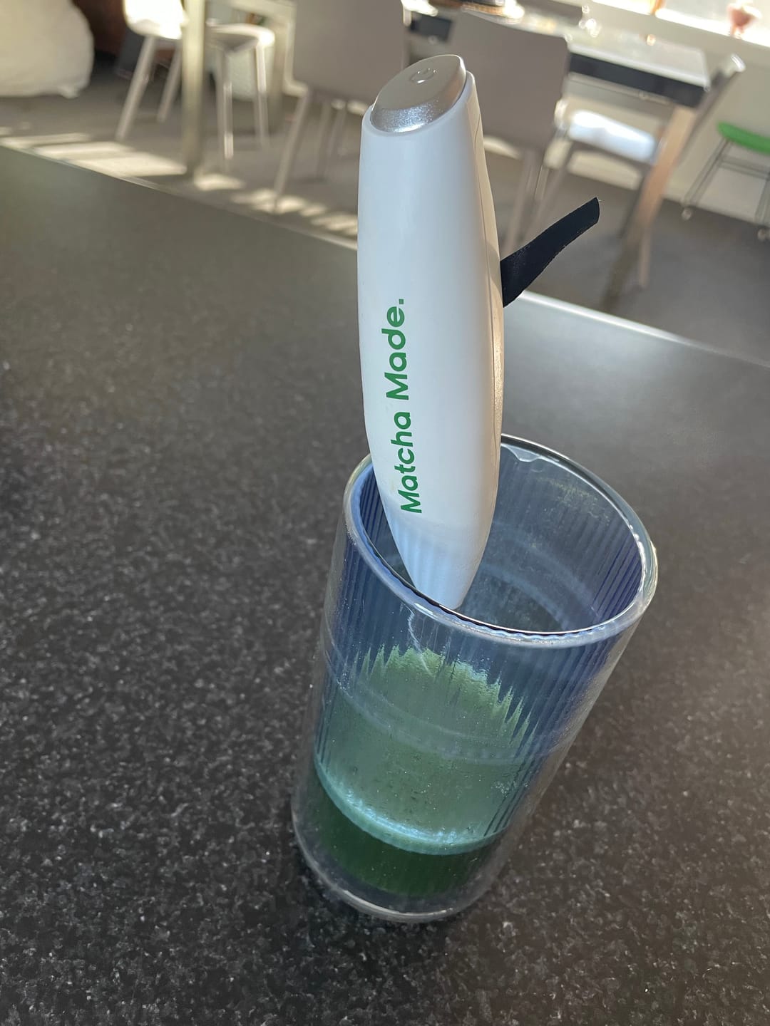 Customer photo review of Unsweetened Matcha Latte