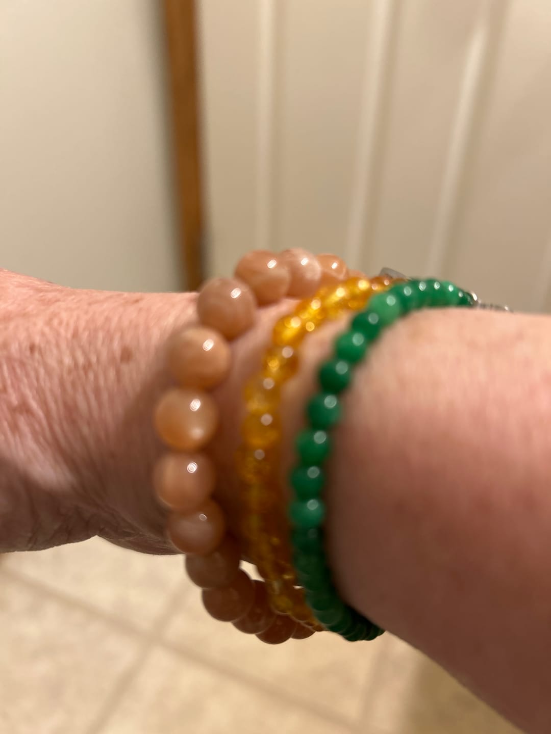 Customer photo review of Sunstone Bracelet
