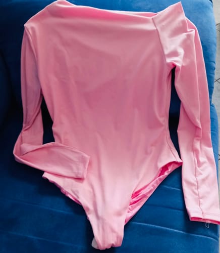Customer photo review of Body Zaira a manica lunga - rosa