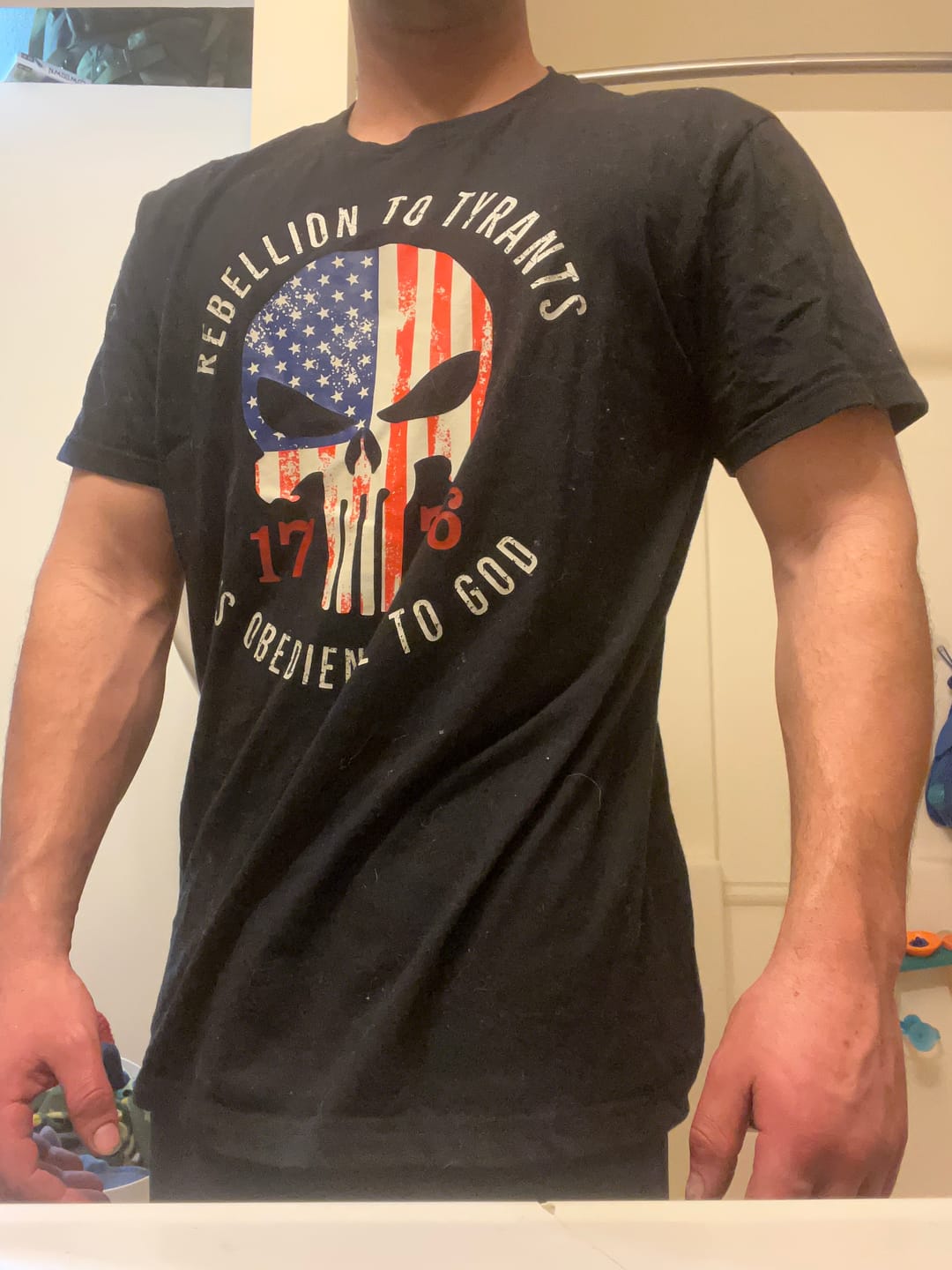 Customer photo review of Rebellion To Tyrants T-Shirt
