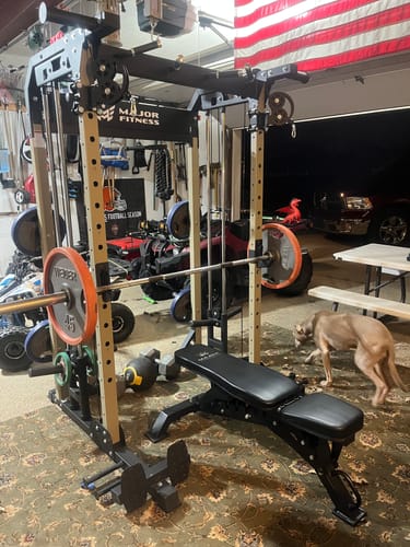 Customer photo review of Major Fitness F22 All-In-One Home Gym Power Rack