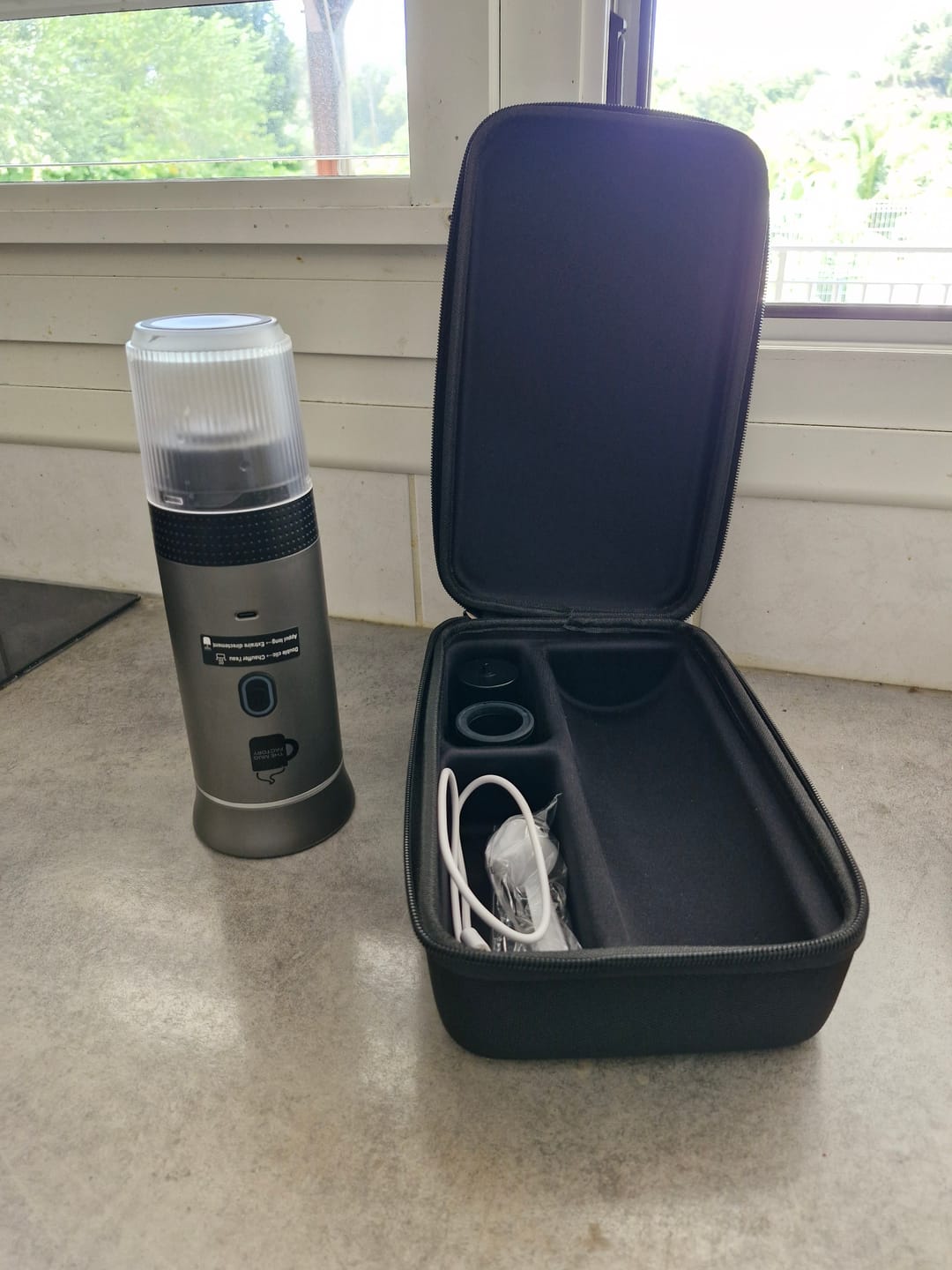 Customer photo review of Expresso Bottle - cafetières machines à expresso portable