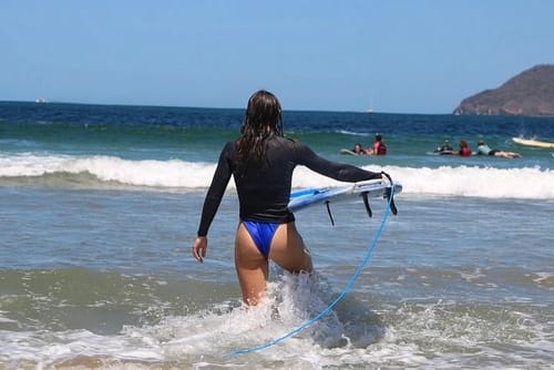 Customer photo review of Original Cut Swimsuit (Blue)