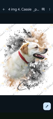 James F. review of Your Pet as Watercolor Portrait image 1 out of 1