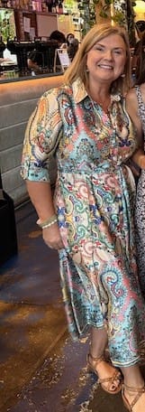Customer photo review of Mileaka Paisley Shirt Style Midi Dress