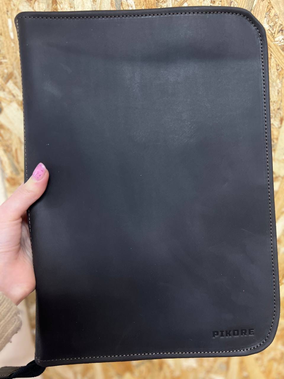 Customer photo review of Zippered Padfolio Executive