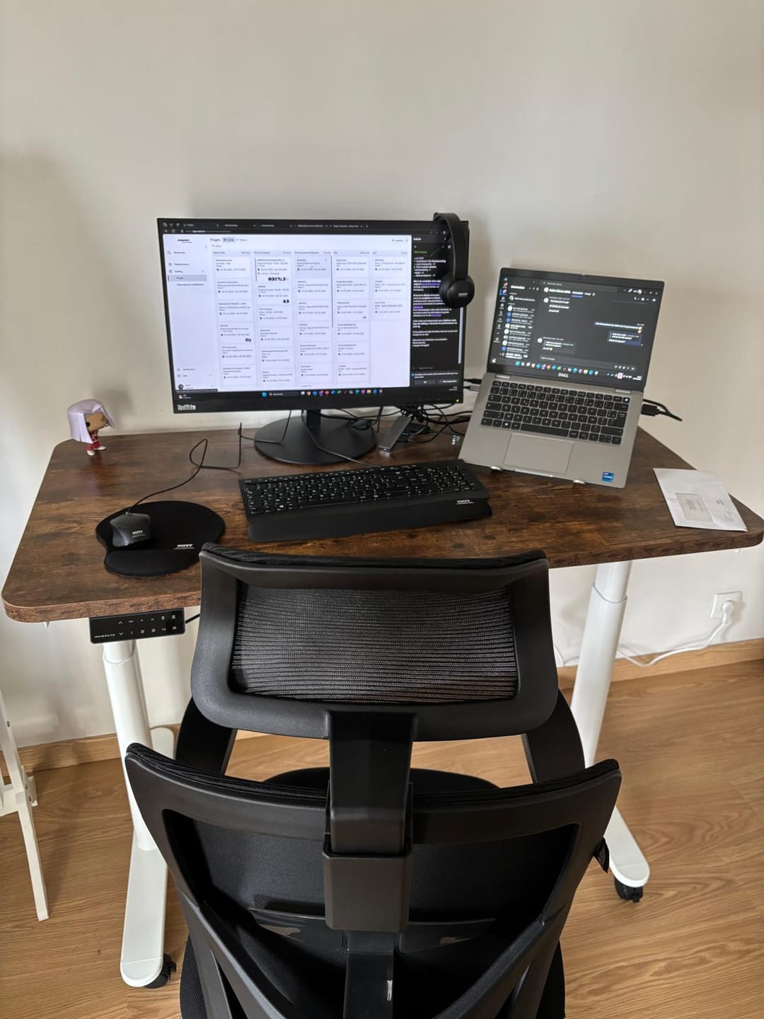 Customer photo review of Maidesite EL2 Plus Art - Bureau assis debout électrique