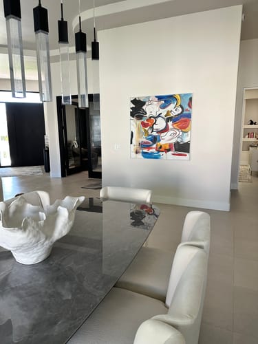 Customer review photo for ABSTRACT GRAFFITI ART #GA055