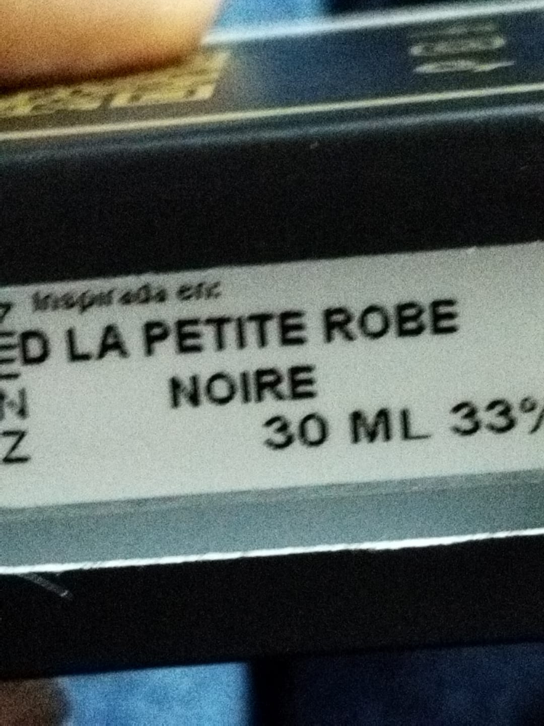 Customer photo review of Perfume Tendencia D LA PETITE ROBE NOIRE zenz