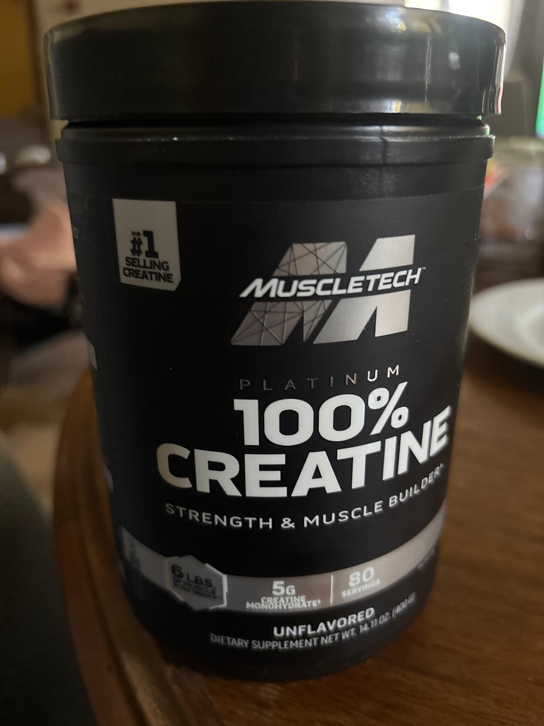 Customer photo review of Creatina platinum 400g - 80 serv