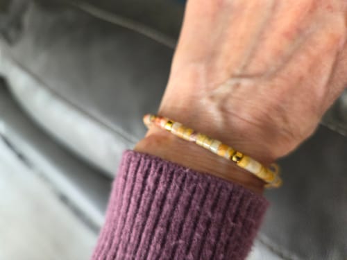 Customer photo review of Life Is Tough But So Are You Bracelet