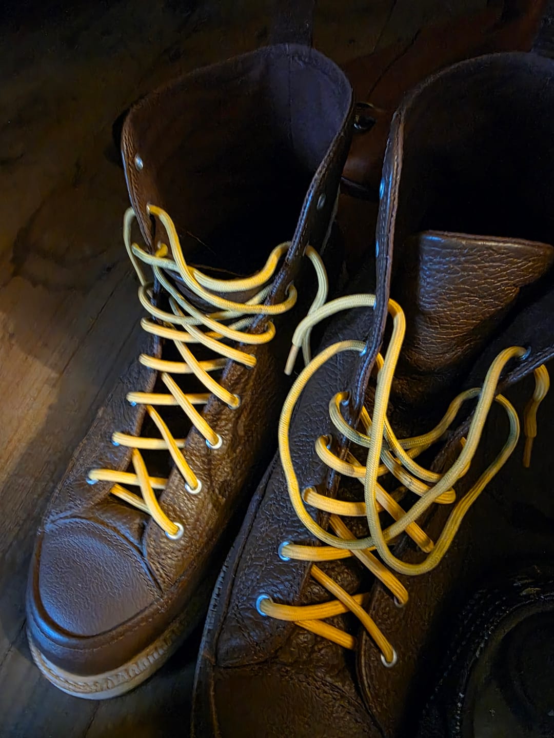 Customer photo review of Flat Standard Shoe Laces - Solids