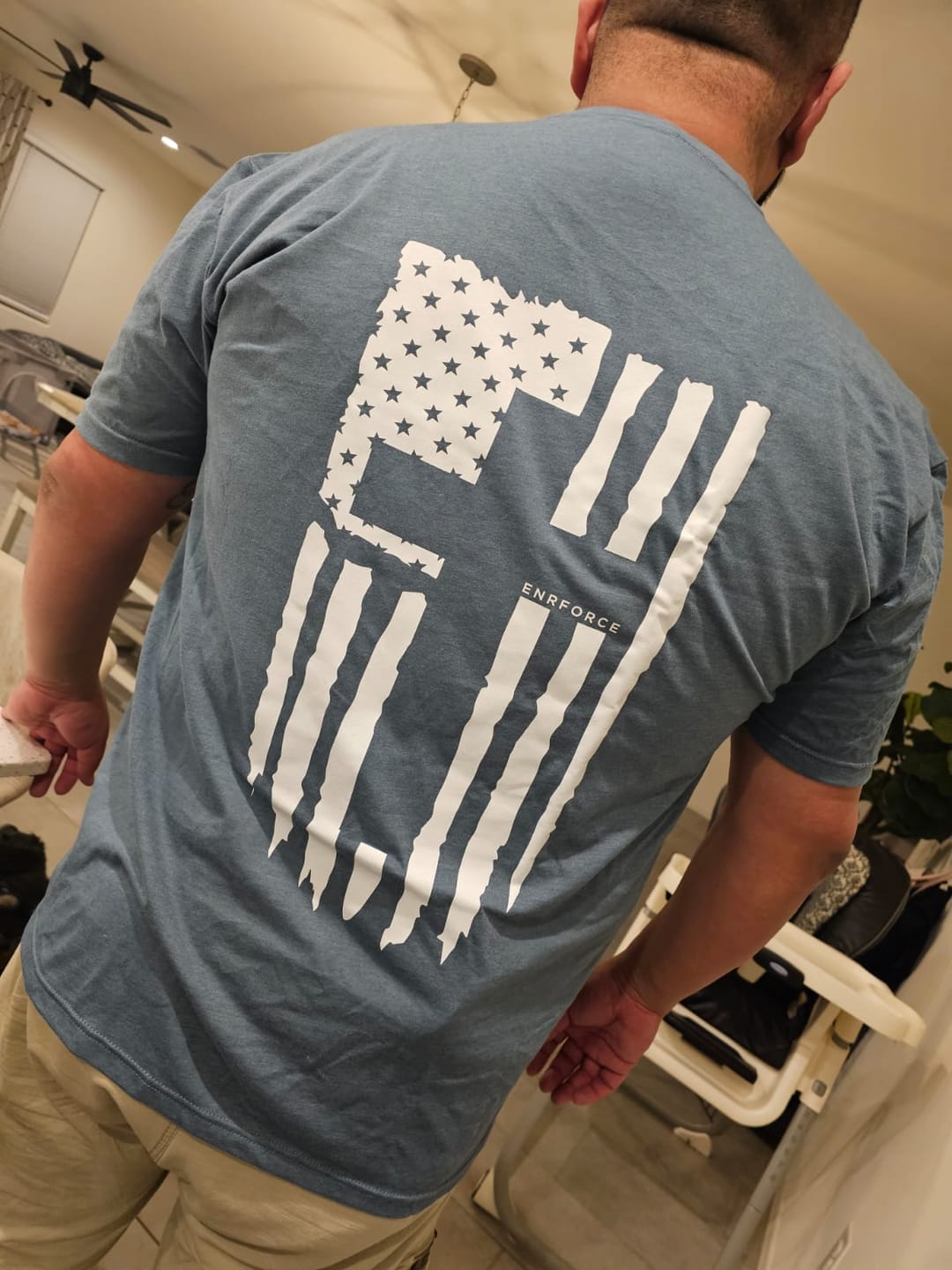 Customer photo review of Leader Tee