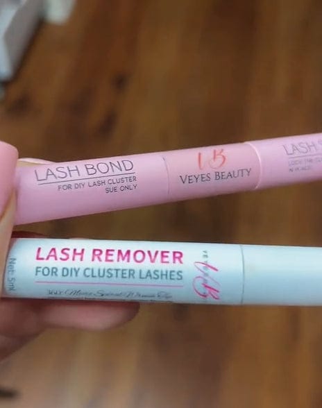 Customer photo review of Lash Bond & Seal - Black 10ml
