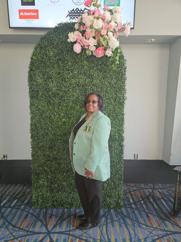 Customer photo review of Custom- Omega Kappa Omega Blazer