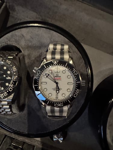 Customer photo review of White Bond Nylon Watch Strap