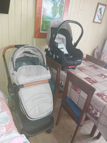 Customer photo review of Coche Cuna travel system Taurus Beige