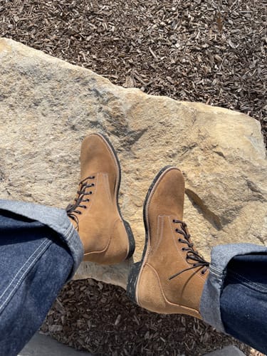 Customer photo review of M1944 Boondoker Boot - luosjiet®boots -  Tan Oiled Nubuck Reverse(German)