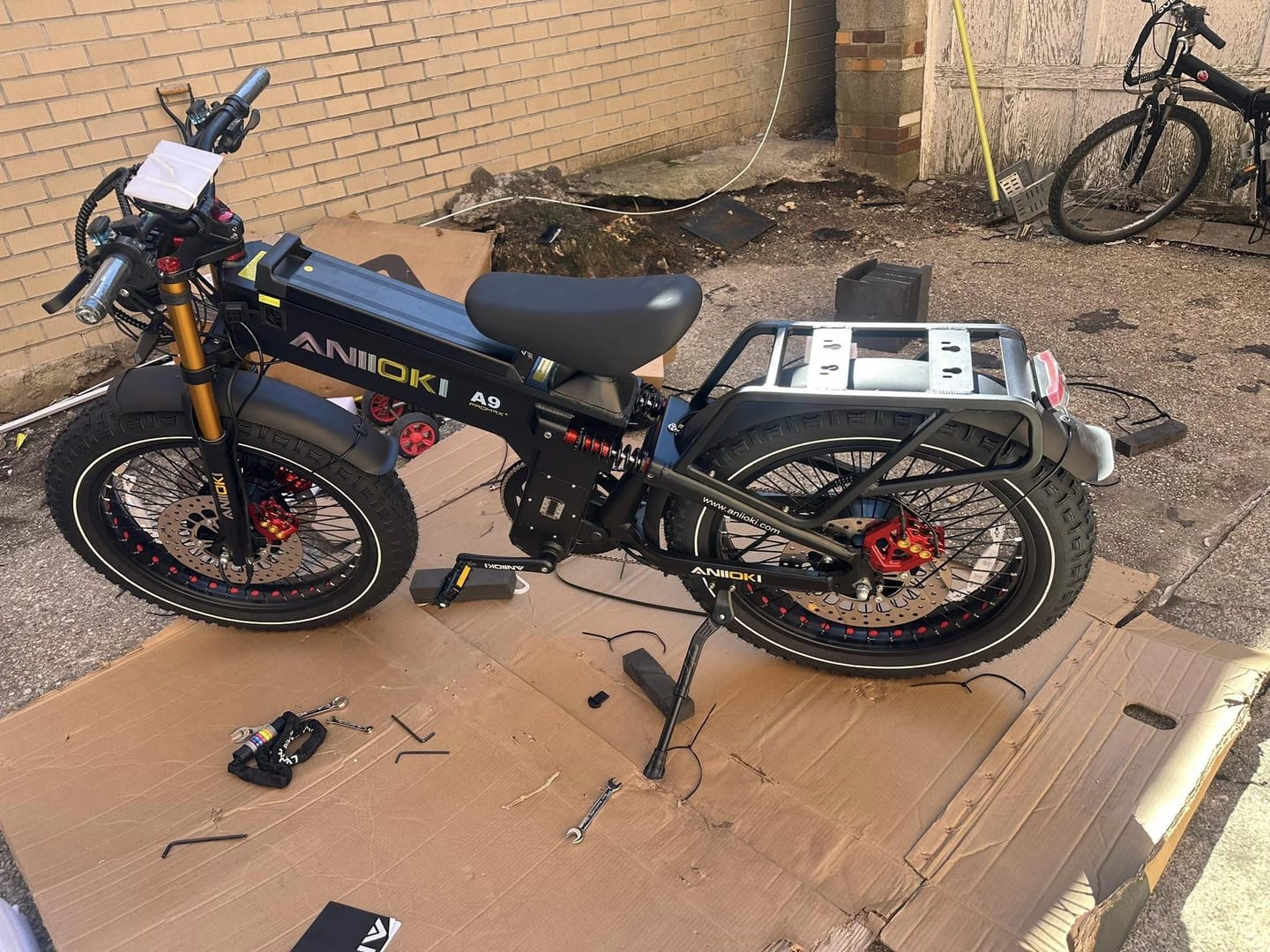 Customer photo review of 2025 Version A9 Pro Max 60V Dual Motor Ebike