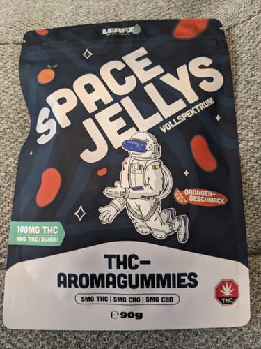 Customer photo review of THC Spacejellies Vollspektrum | 100mg THC | 20 Stk.