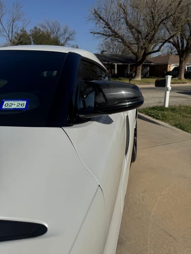 Customer photo review of A90/A91 Supra Carbon Fiber Mirror Caps