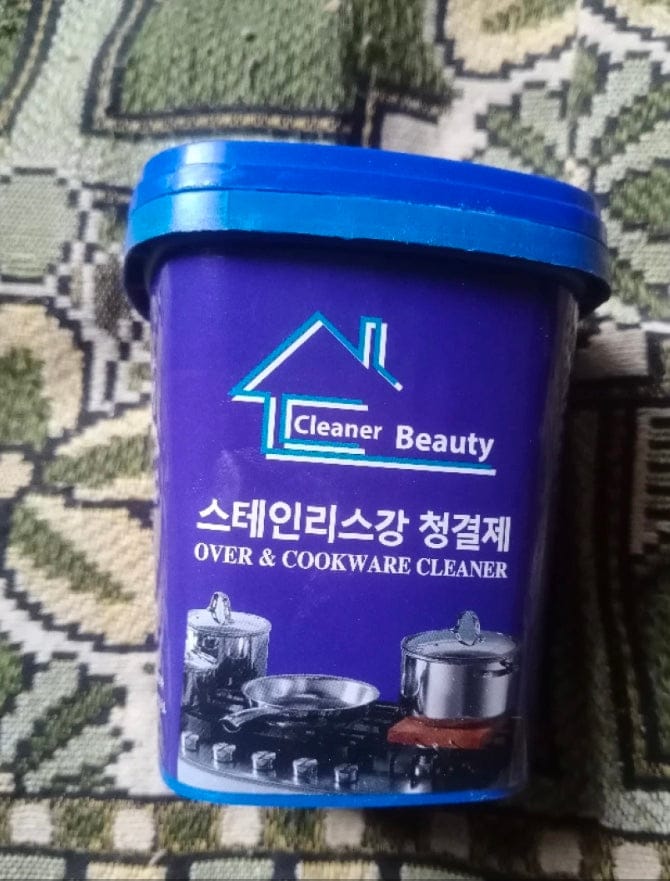 Customer photo review of Korean Cookware Magic Cleaner - (IMPORTED)