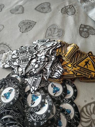 Customer photo review of Sticker Vinile Classico