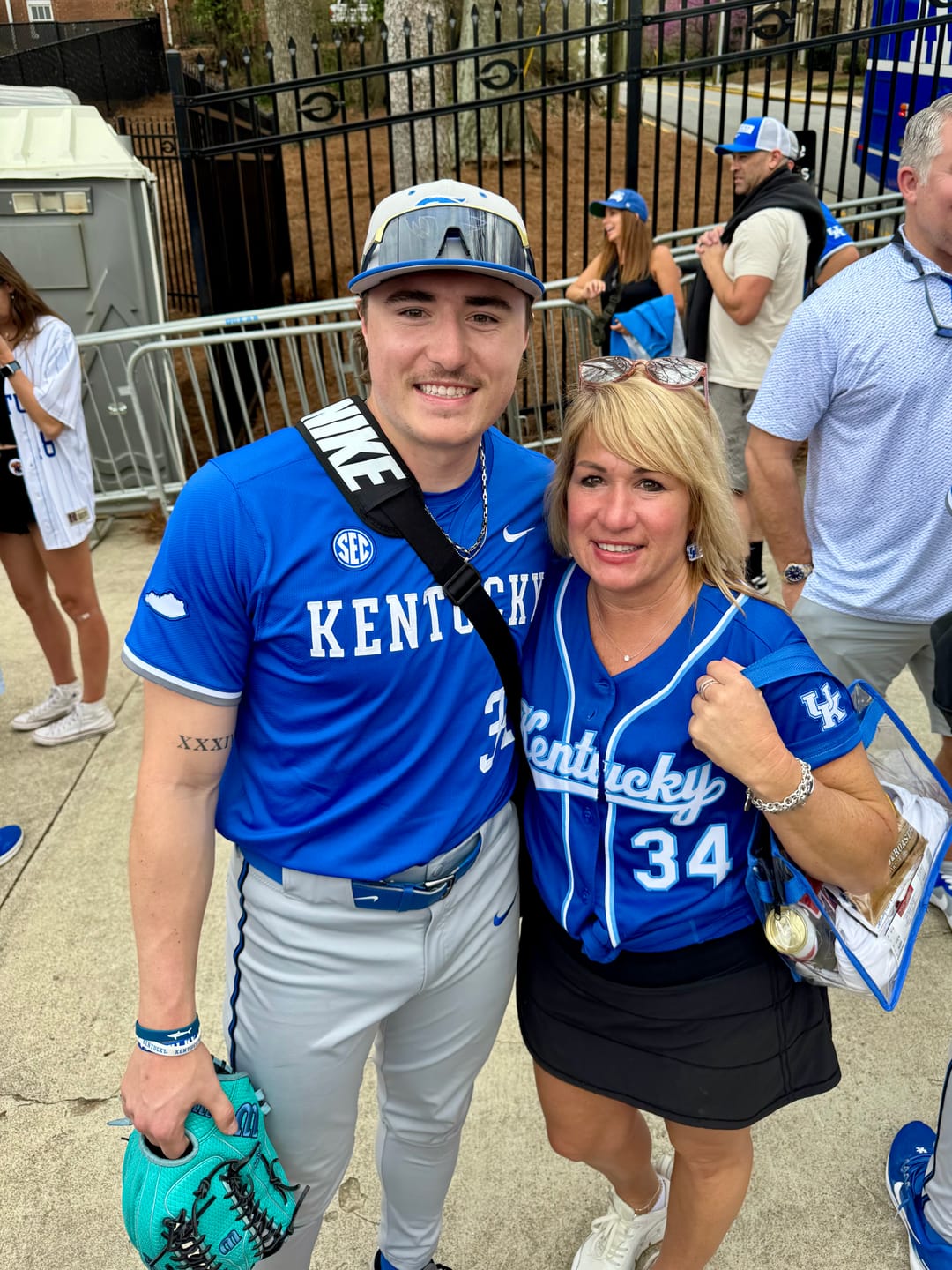 Customer photo review of Custom Royal White-Light Blue Hook Classic Style Authentic Baseball Jersey