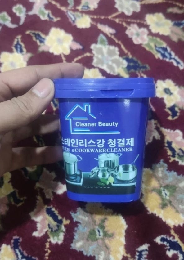 Customer photo review of Korean Cookware Magic Cleaner - (IMPORTED)