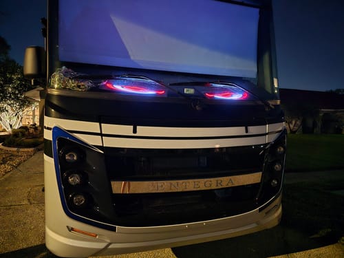 Customer photo review of LED Windshield Eyes For Car And Truck