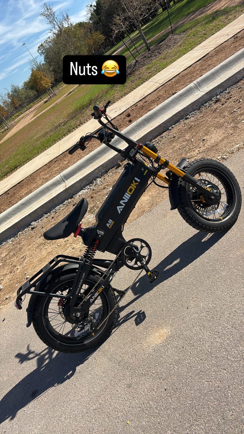 Customer photo review of A8 Pro Max 60V Dual Motor 3.0 Ebike