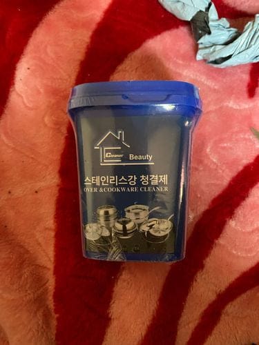 Customer photo review of Korean Cookware Magic Cleaner - (IMPORTED)
