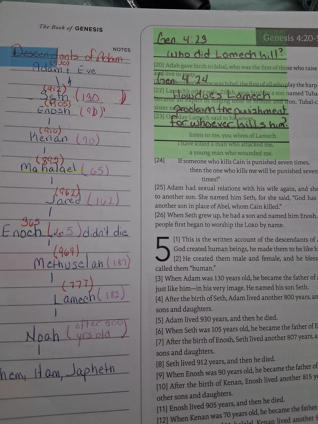 Customer photo review of Spiral Bible™ - NLT - Genesis - Deuteronomy (Softcover)