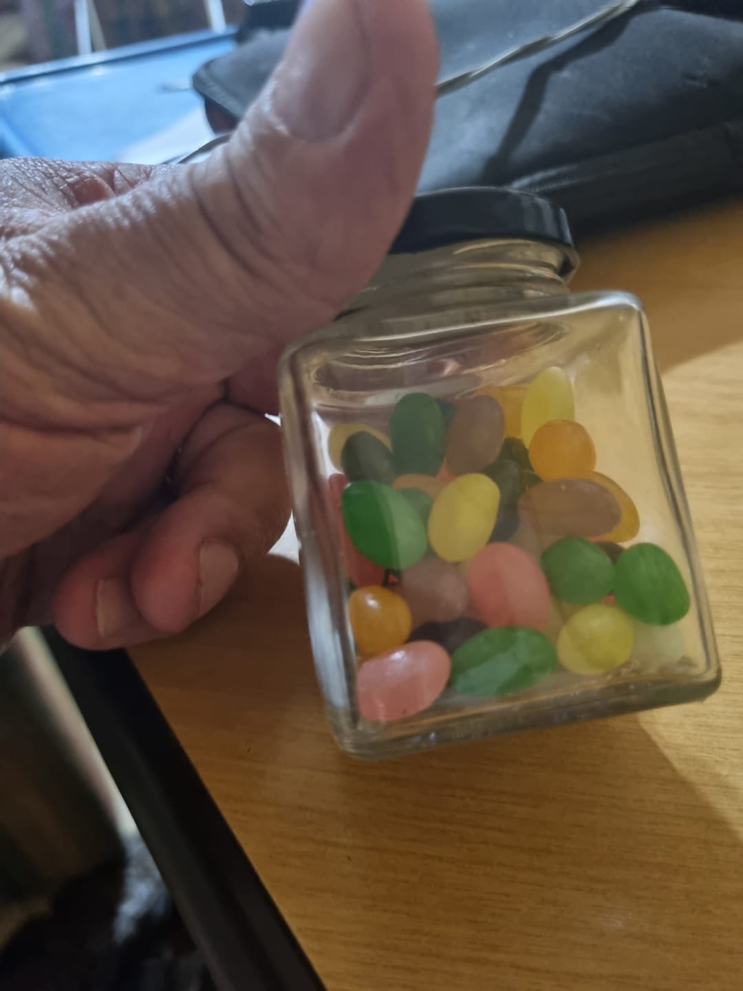 Customer photo review of Jelly Beans - Black Cherry 1kg