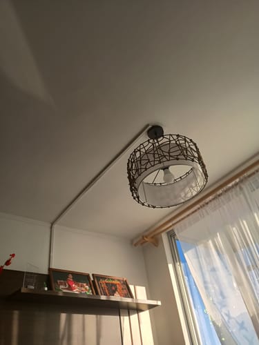 Customer photo review of Lampara Malla Circular Decorativa