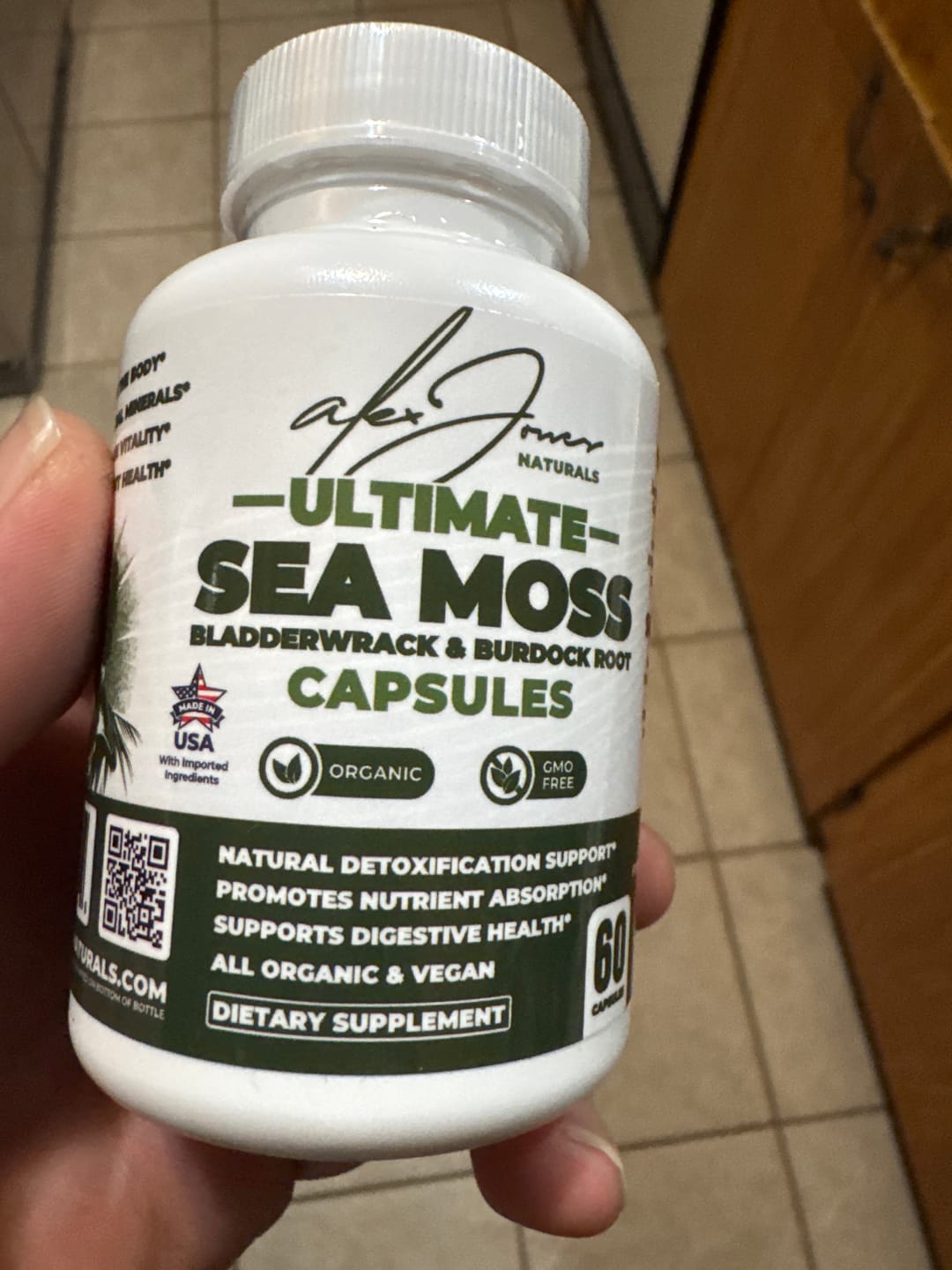 Customer photo review of Ultimate Seamoss Capsules With Bladderwrack & Burdock Root